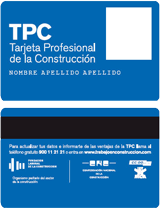 Tarjeta Profesional de la Construccion